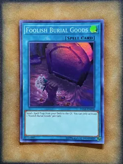 Yugioh Foolish Burial Goods DASA-EN058 Super Rare NM - Image 1