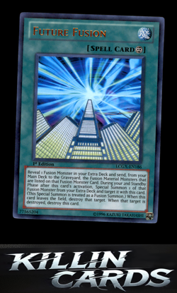1st Edition Future Fusion LCGX-EN186 YuGiOh Ultra Rare Legendary Collection 2 Ca - Image 1