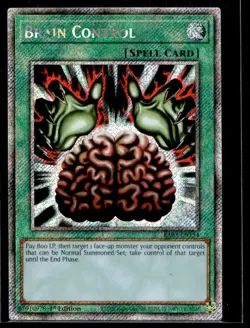 Brain Control (Platinum Secret Rare) Quarter Century Bonanza RA03-EN154 LP YuGiO - Image 1