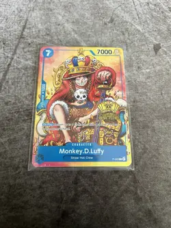 Monkey.D.Luffy (2nd Anniversary Stamped Promo) P-043 One Piece Promotion... - Image 1