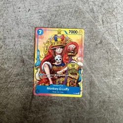 Monkey.D.Luffy (2nd Anniversary Stamped Promo) P-043 One Piece Promotion... - Image 2