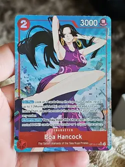 Boa Hancock OP12-014 English Foil (Alt Art) One Piece Legacy of the Master - Image 1