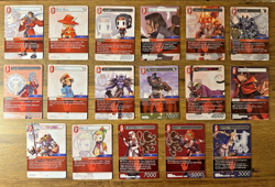Final Fantasy TCG Trading Card Opus 22 Full COMMON RARE HERO Non-Foil Play Set - Image 2