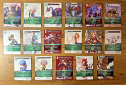 Final Fantasy TCG Trading Card Opus 22 Full COMMON RARE HERO Non-Foil Play Set - Image 4