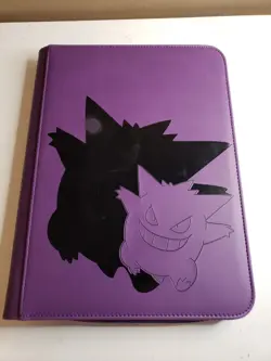 Ultra Pro Elite Series Gengar 9 Pocket Zippered Binder Pokemon 360 Card - Image 1