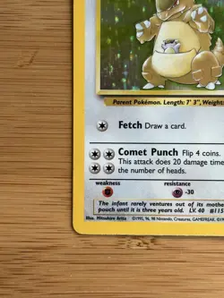 Pokemon TCG Kangaskhan Holo Rare Card 5/64 Jungle Unlimited - Image 4