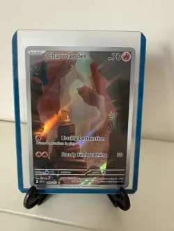Pokemon Charmander Rare Scarlet & Violet 151 Holo Card 168/165 Basic 70HP - Image 1