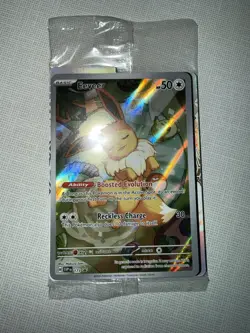 Eevee - SVP173 Promo Scarlet and Violet Pokemon Card Foil - SEALED - Image 1