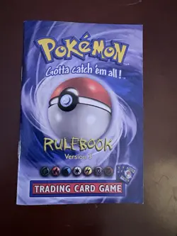 Wizards of the Coast Pokemon Trading Card Game Version 3 Rulebook English Blue - Image 1