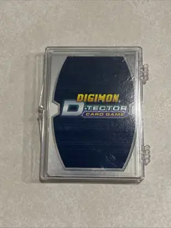 2002 Digimon CCG 10 Card Lot With Case TCG Bandai - Image 3