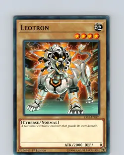 Yu-Gi-Oh TCG Leotron YS18-EN001 1st Edition Regular Common Card NM - Image 1