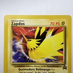 Pokemon Portuguese ZAPDOS Black Star Promo Card #23 - Image 5