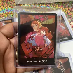 Nami Foil DON!! Card EB-03 One piece Heroines Edition - ENGLISH - Image 1