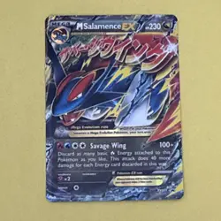 M Salamence EX XY171 – Black Star Promo – Mega EX – Near Mint Pokemon Card - Image 1