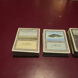 MTG Revised 3rd Edition Basic Lands X140 Forest Island Mountain Plains Swamp - Image 2