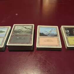 MTG Revised 3rd Edition Basic Lands X140 Forest Island Mountain Plains Swamp - Image 3