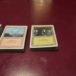 MTG Revised 3rd Edition Basic Lands X140 Forest Island Mountain Plains Swamp - Image 4