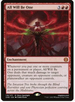 MTG Magic the Gathering All Will Be One (118/530) Phyrexia All Will Be One LP - Image 1