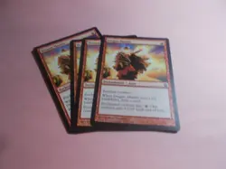 Dragon Mantle x4 MTG Theros Red Common Enchantment NM - Image 1