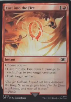 Cast into the Fire: #118, Magic: The Gathering Nm C252 - Image 1