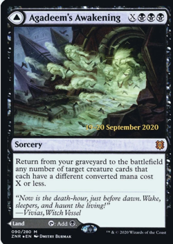 Agadeem's Awakening // Agadeem, the Undercrypt [Zendikar Rising Prerelease Promo - Image 1