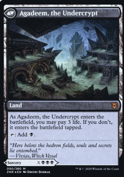 Agadeem's Awakening // Agadeem, the Undercrypt [Zendikar Rising Prerelease Promo - Image 2