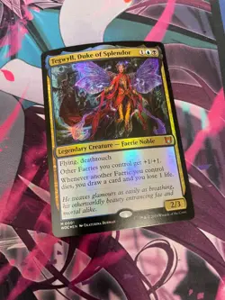 MTG - TEGWYLL DUKE OF SPLENDOR - MYTHIC - WOC - NM - FOIL - Image 1