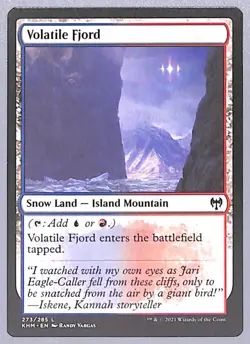 3x Volatile Fjord - 273 - Kaldheim (KHM) MTG - Image 1