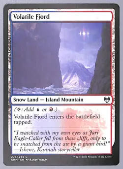 3x Volatile Fjord - 273 - Kaldheim (KHM) MTG - Image 3