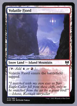3x Volatile Fjord - 273 - Kaldheim (KHM) MTG - Image 5