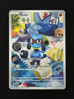 Carte Pokemon Riolu 215/198 Ecarlate & Violet Francaise Neuve - Image 2