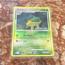 Pokemon Grotle Diamond & Pearl Burger King Reverse Holo Promo 90 HP 049/130 - Image 1