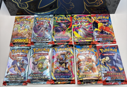 Lot Of 10 New Sealed Pokemon Booster Packs Phantasmal(2) Surging(1) Destined(2)+ - Image 1