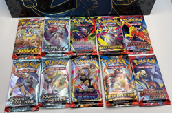 Lot Of 10 New Sealed Pokemon Booster Packs Phantasmal(2) Surging(1) Destined(2)+ - Image 2
