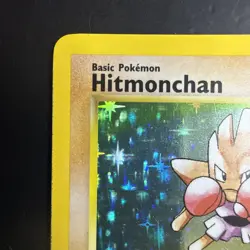 1999 Pokemon Wizards Base Set Holo Hitmonchan 7 /102 Holographic Rare - Image 2