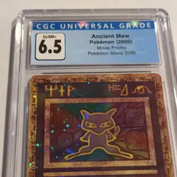 Pokemon Ancient Mew Movie 2000 Promo Holo CGC 6.5 - Image 2