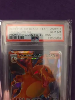Pokemon 2019 TCG Charizard GX Holo Black Star Promo SM211 PSA GEM MINT 10 - Image 2