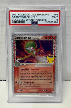 PSA MINT 9 - 2021 POKEMON CELEBRATIONS DRGN.FRONTIERS 93 GARDEVOIR EX-HOLO - Image 1