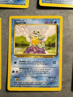 Vintage Pokemon TCG WOTC #63/102 Squirtle Base Set Unlimited Common Regular - HP - Image 4