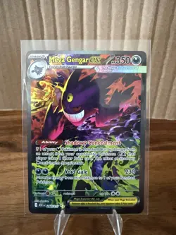 Mega Gengar ex 284/217 SIR Secret Rare Pokemon Ascended Heroes MINT Pack Fresh - Image 1