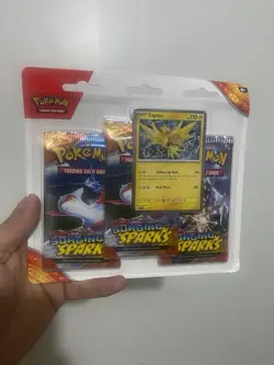 Pokemon Surging Sparks 3-Pack Blisters Zapdos Brand New/Sealed - Image 1