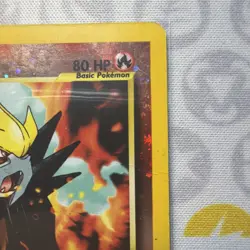 Entei Black Star Movie Promo 34 English Damaged Pokemon TCG - Image 3