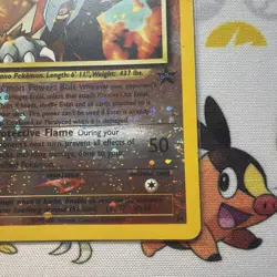 Entei Black Star Movie Promo 34 English Damaged Pokemon TCG - Image 4