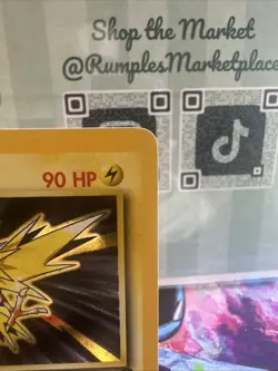 Zapdos 20/130 Base Set 2 Holo Rare Pokemon TCG - Vintage English LP+ - Image 2