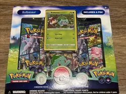TCG Pokemon GO Bulbasaur Pin Collection Box - Image 1