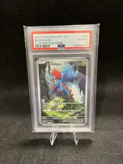 Pokemon TCG Druddigon 151/086 Illustration Rare White Flare - Image 1