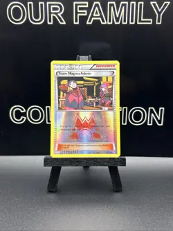 Pokemon TCG - Team Magma Admin 29/34 - Reverse Holo Rare! XY Double Crisis LP - Image 1