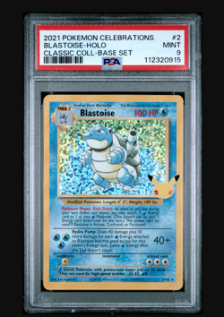 Blastoise Holo Classic Coll-Base Set Pokemon Celebrations Classi C PSA 9 #2 - Image 1