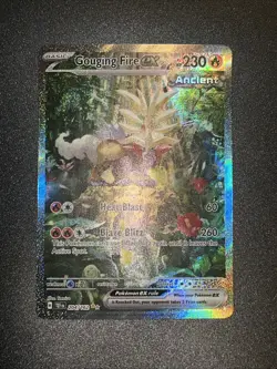 Pokemon Temporal Forces 2024 Special Illustration Gouging Fire EX 204/162 - Image 2