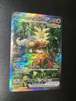 Pokemon Temporal Forces 2024 Special Illustration Gouging Fire EX 204/162 - Image 3